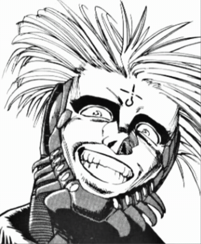 A Black And White Drawing Of A Person With A Tattoo On Their Face GIF