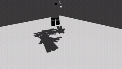 A Black And White Drawing Of A Robot With The Number 3 On It GIF