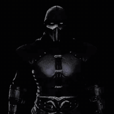 A Black And White Drawing Of A Superhero With A Helmet On GIF