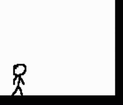 A Black And White Drawing Of A Tree With A Few Leaves GIF