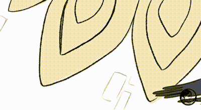 A Black And White Drawing Of A Woman In A Dress Holding A Sword . GIF