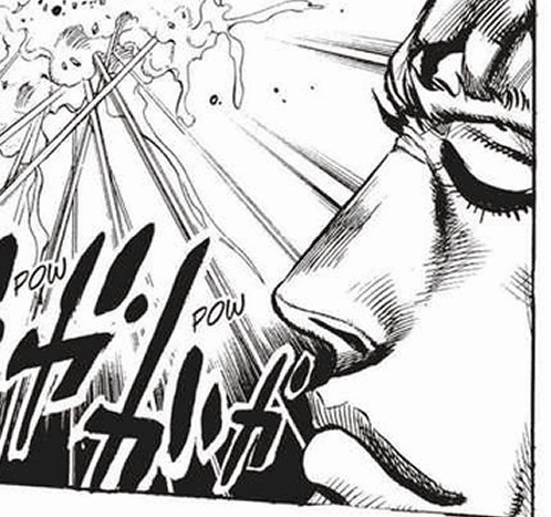 A Black And White Drawing Of A Woman 'S Face With A Sword Coming Out Of Her Nose . GIF