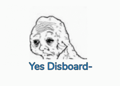 A Black And White Drawing Of A Woman With The Words Yes Disboard GIF