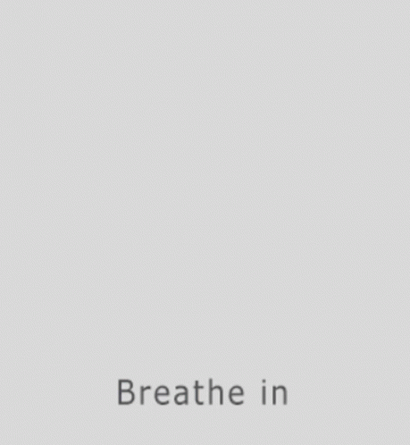 A Black And White Drawing Of An Octagon With The Words Breathe Out Below It GIF