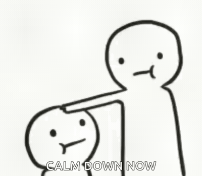 A Black And White Drawing Of Two People Standing Next To Each Other . GIF