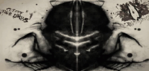 A Black And White Drawing With The Words Cut Off Their Corpse Written On It GIF