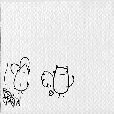 A Black And White Drawing With The Words " I Wish I Had A Card This Big To Give You " On Top GIF