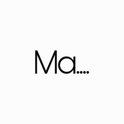 A Black And White Hand Print On A White Background GIF