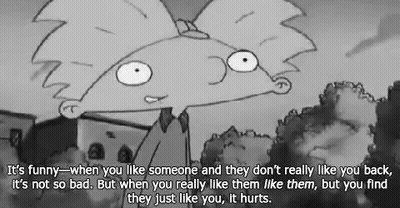 A Black And White Image Of A Cartoon Character With A Quote GIF