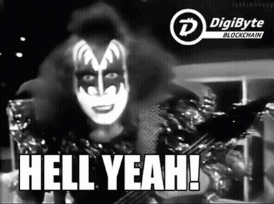 a black and white image of a man with a mask and the words " hell yeah " on the bottom