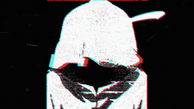 A Black And White Image Of A Person 'S Face With The Letter G Visible GIF