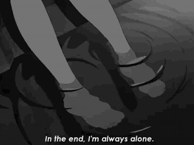 A Black And White Image Of A Person 'S Feet In The Water With A Quote . GIF