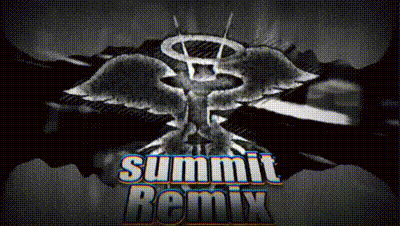 A Black And White Image Of An Angel With The Words Summit Remix Below It GIF