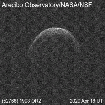 A Black And White Image Of An Asteroid Taken By Nasa GIF