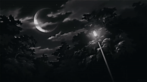 A Black And White Image With The Words Darkmania GIF