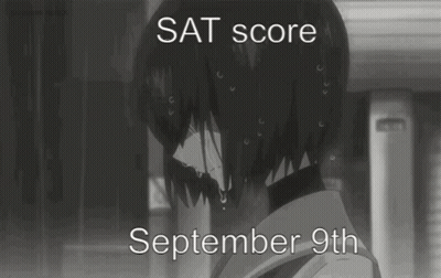 A Black And White Photo Of A Girl Crying With The Date September 9Th GIF