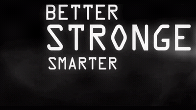 A Black And White Photo Of A Keyboard With The Words Strong And Anything Written On It GIF