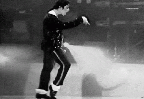 Black And White Ice Dancing Man GIF