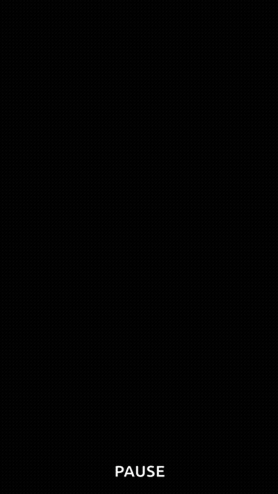 A Black And White Photo Of A Man In A Polo Shirt Making A Pause Sign With His Hands . GIF