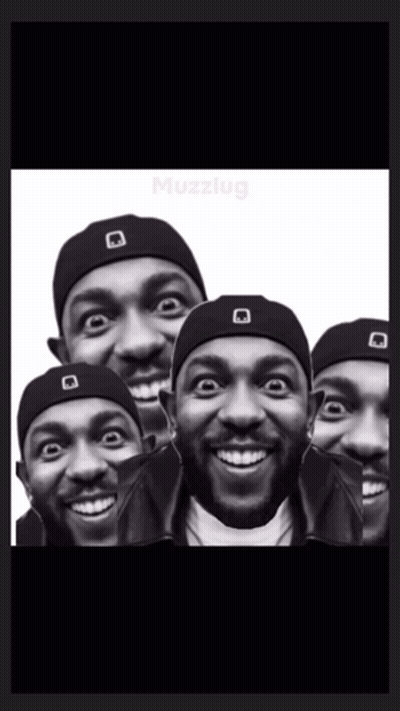 A Black And White Photo Of A Man Wearing A Beanie With The Word Muzzlug On The Bottom GIF