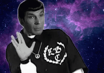 A Black And White Photo Of A Man Wearing A Shirt That Says " Jesus " GIF
