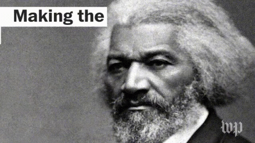 A Black And White Photo Of A Man With A Beard And The Words Making The Above Him GIF
