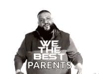 A Black And White Photo Of A Man With A Beard Giving The Middle Finger . GIF