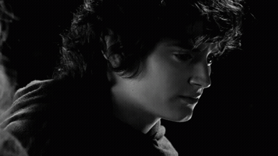 A Black And White Photo Of A Man With The Words " I Wish None Of This Had Happened " GIF