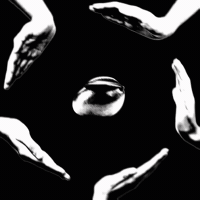 A Black And White Photo Of A Person Holding A Jar Of Heinz Yellow Mustard GIF