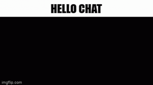 A Black And White Photo Of A Person Playing A Bass Guitar With The Words Hello Chat Written Above Them . GIF