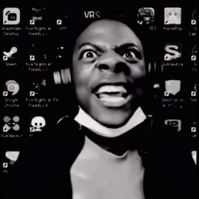 A Black And White Photo Of A Person Playing A Video Game With Vrs Written On The Bottom GIF