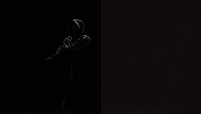 A Black And White Photo Of A Person 'S Face GIF