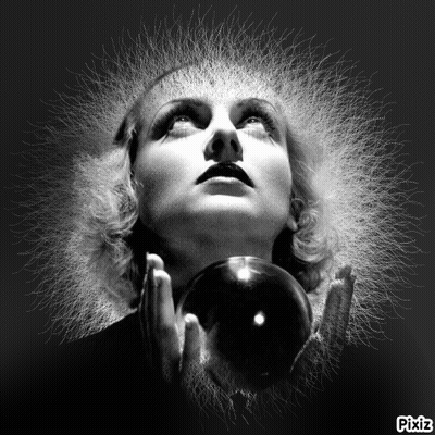 A Black And White Photo Of A Woman Holding A Ball With Pixiz Written On The Bottom GIF