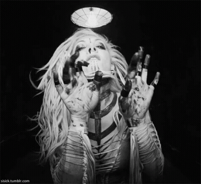A Black And White Photo Of A Woman With Dirty Hands And The Website Sisick.tumblr.com In The Corner GIF