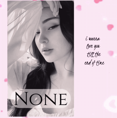 A Black And White Photo Of A Woman With The Word None On The Bottom GIF