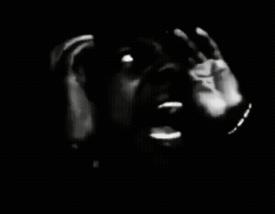 A Black And White Photo With The Words Eliminated By Anonymous GIF