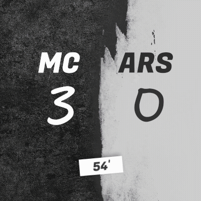 A Black And White Poster With The Words Mc Wars 30 GIF