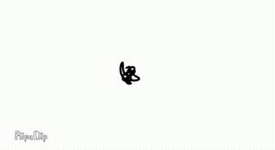 A Black And White Scribble On A White Background . GIF