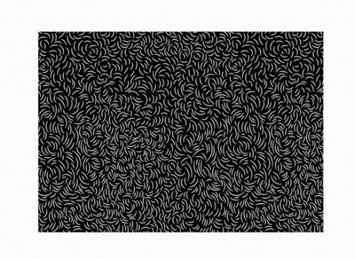 A Black And White Swirl Pattern On A White Background GIF
