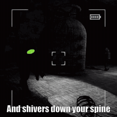 A Black And White Video Of A Ghost Walking In Front Of A Grave . GIF