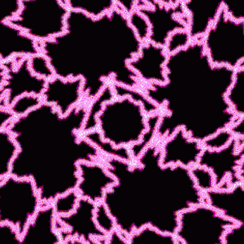 A Black Background With A Pink Pattern On It GIF