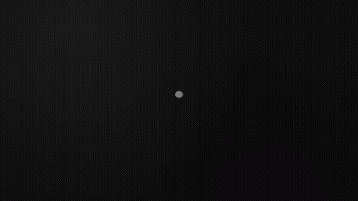 A Black Background With A Triangle And Two Dots GIF