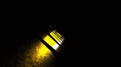 A Black Background With A Yellow Stripe On The Right GIF