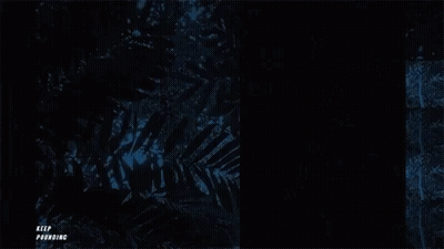 A Black Background With Blue Lines And The Letter F On It GIF