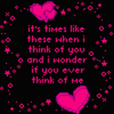 A Black Background With Pink Hearts And The Words It 'S Times Like These GIF