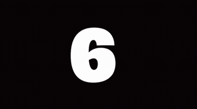 A Black Background With The Number 67 In White Letters GIF