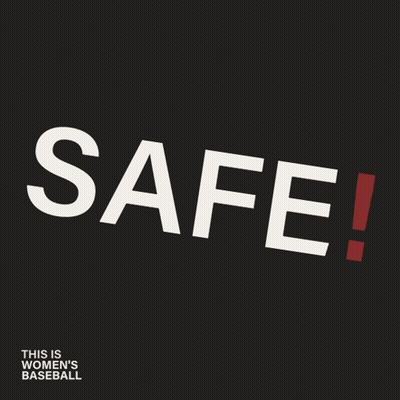 A Black Background With The Word Safe In White Letters GIF
