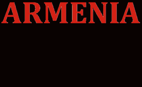 A Black Background With The Words Armenia Armenia Armenia GIF