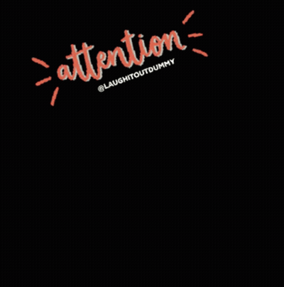 A Black Background With The Words Attention Some Of You Need To Wash That Ass On It GIF