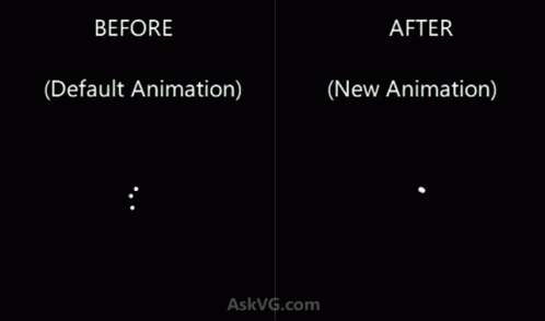 A Black Background With The Words Before And After On It GIF